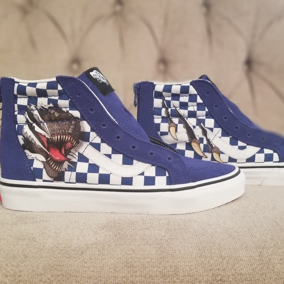 Vans Other - Vans SK8-Hi Top Zip Up Checkerboard Sneakers